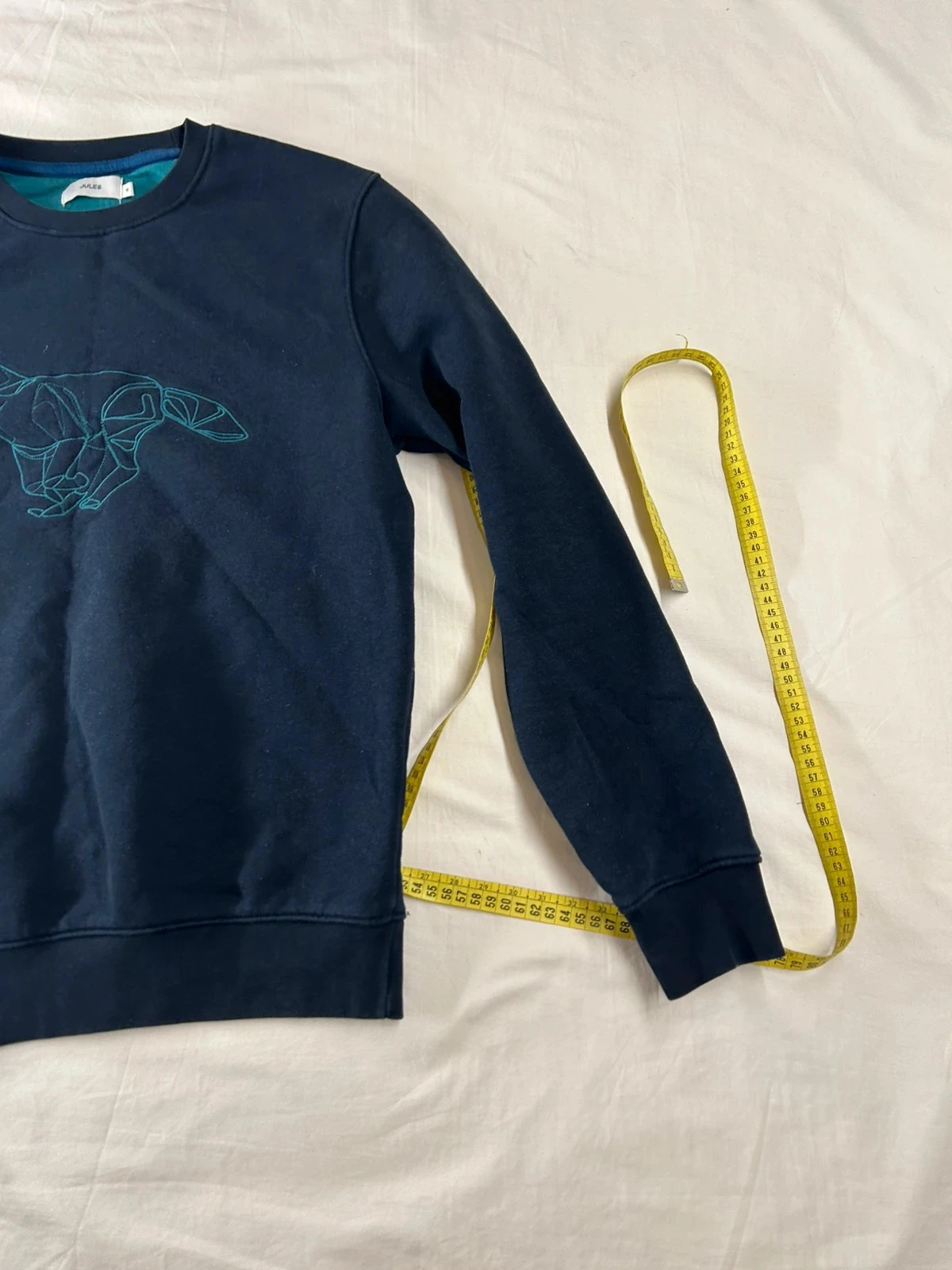 Jules marineblauwe trui met print – photo 4